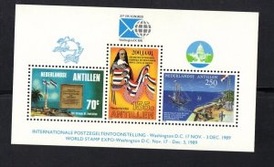 Netherlands Antilles #619  MNH  1989  Stamp exhibition Sheet