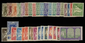 French Colonies, Algeria #33-67 Cat$162.60, 1926-39 Views, complete set, most...