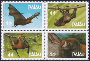 US 122-25 Trust Territories Palau NH VF Fruit Bats