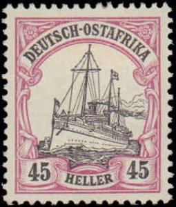 German East Africa #28, Incomplete Set, 1905, Hinged