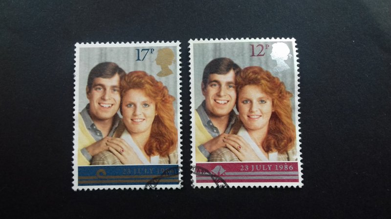 Great Britain 1986 Wedding of Prince Andrew and Sarah Ferguson  Used