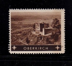 German Tourism Advertising Stamp - Cities, Towns & Landmarks - Oberkirch - MNH