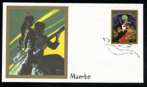 US 3942 Let's Dance Mambo UA Fleetwood cachet FDC DP