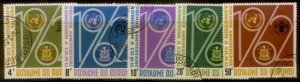 Burundi 1963 SC# 57-61  CTO L163