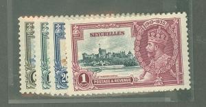 Seychelles 118-121 Mint VF H