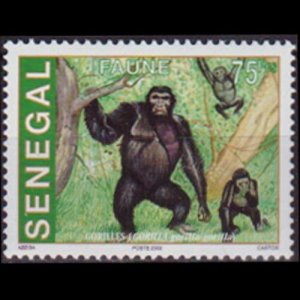 SENEGAL 2002 - Scott# 1527 Gorilla 75f NH