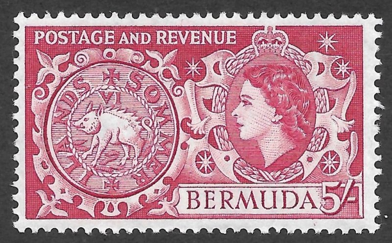 Doyle's_Stamps: MvlH 1953 Bermuda Commems w/QEII Scott  #160* & #161*