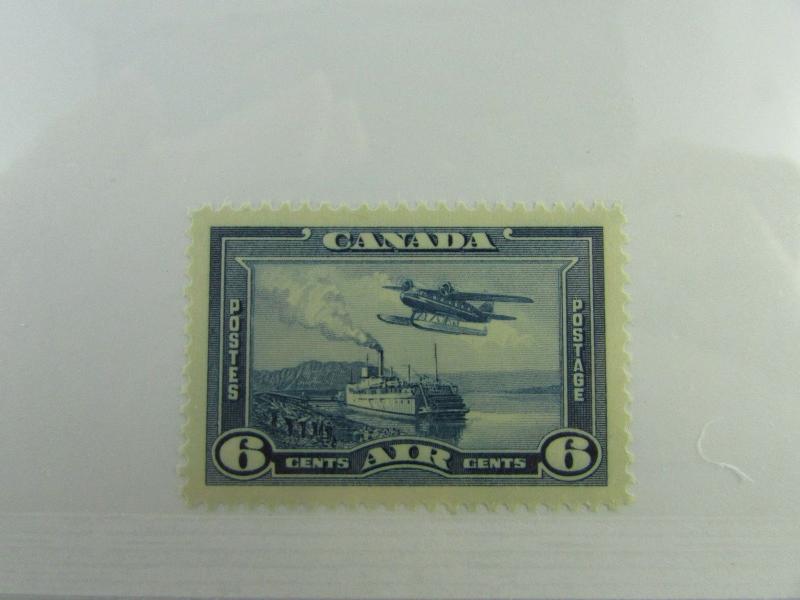 1942 Canada SC #C6 Mackenzie River Air Training  MH VF stamp