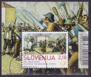 Slovenia, 2013, Farmer's Uprising of 1713, Mi#B69, used/cto