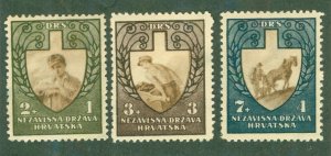 CROATIA B25-7 MH CV $14.25 BIN $7.25