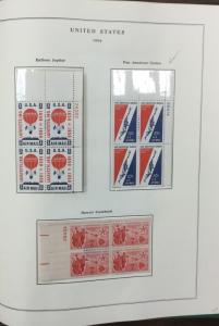 {BJ Stamps} UNITED STATES 20th Century Plate Block collection, 1933-62. CV $930