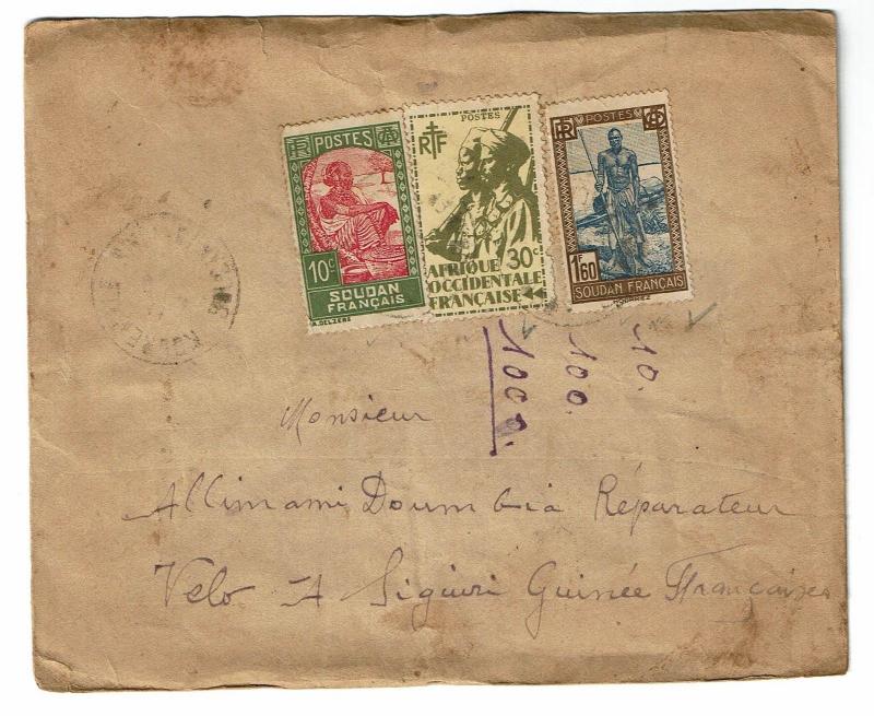 French Sudan 1930s Cover - Lot 101517