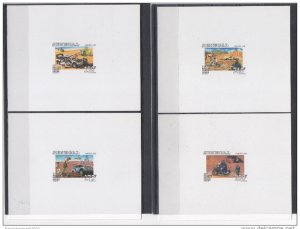 Senegal 1998 / 1999 PROOF 21th Paris-Dakar Rally Car Car Mi. 1596 - 1599-