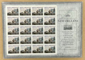 4952   Battle of New Orleans   MNH  Forever  sheet of 20  FV $13.60  in 2015