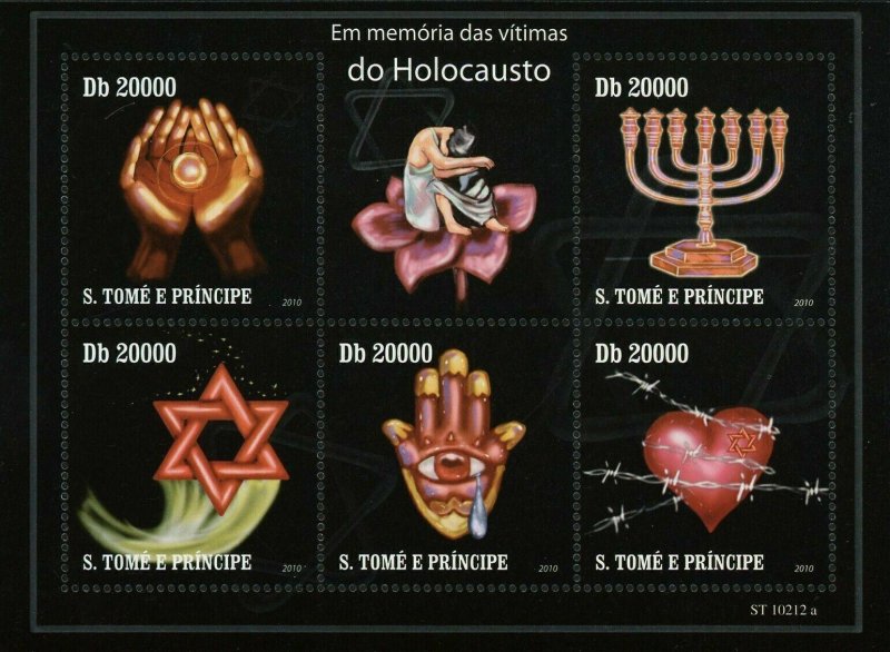 In Memory of Holocaust Victims Stamp Historical Event S/S MNH #4442-4446