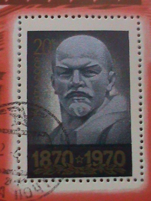 RUSSIA: 1970: SC#3731  CENTENARY OF  LENIN- CTO -H-SOUVENIR SHEET