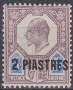 Great Britain- Levant #14 F-VF Unused CV $32.50  (A9754)