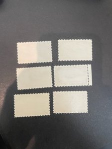 Canal Zone sc C36-C41 MNH+MH comp set