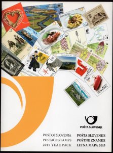 908 - SLOVENIA 2015 - Year Complet - Commemorative + Definitive Stamps