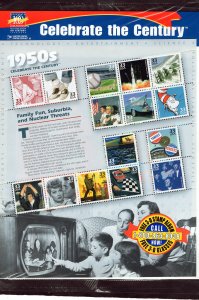 3187 Celebrate the Century(1950's), MNH sheet/15