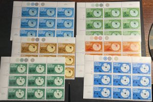 BRITISH ANTARCTIC TERR. # 86-91--MINT/NH--COMPLETE SET PLATE # BLOCKS OF 9--1982