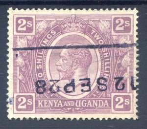 East Africa & Uganda Protectorate 2s Dull Purple SG88 Fine Used