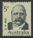 Australia  Sc# 453  George Reid  1969 Used  Booklet stamp see details 