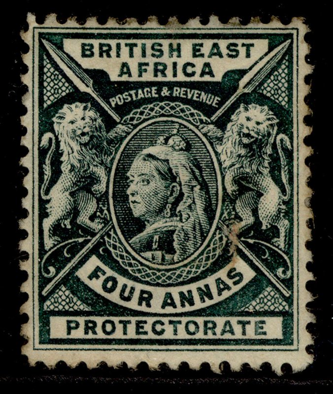 BRITISH EAST AFRICA QV SG70, 4a deep green, M MINT.