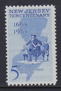 1247 New Jersey Tercentenary MNH