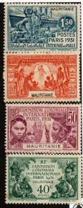 Mauritania 65-68 Set Mint hinged