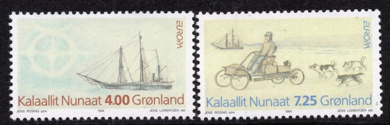 EUROPA 1994 - Denmark - Greenland - Great Discoveries - Ship - MNH Set