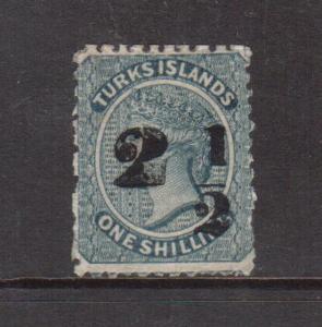 Turks Island #26 (SG #38) Mint Fine Large Part Original Gum Hinged **W\ Cert.**