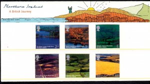 Great Britain 2004 Northern Ireland Complete Mint MNH Set in Pack SC 2193-2198