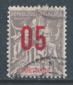 Martinique #101 Used 5c on 15c Navigation & Commerce