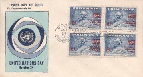 PHILIPPINES UN DAY 1959 FDC - #1