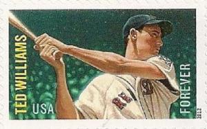 US 4694 Major League Baseball Ted Williams forever single (1 stamp) MNH 2012