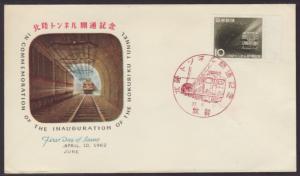 Japan 761 Train U/A FDC