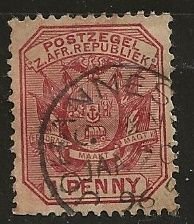 Transvaal  | Scott # 154 - Used