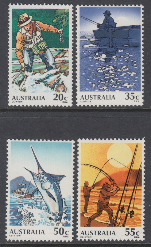 Australia 722-725 Fishing MNH VF