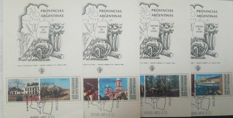 O) 1975 ARGENTINA, TOURIST PUBLICITY - PROVINCES, ARCHITECTURE- LANDSCAPE, FDC X