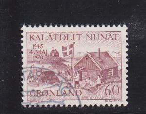 Greenland  Scott#  76  Used