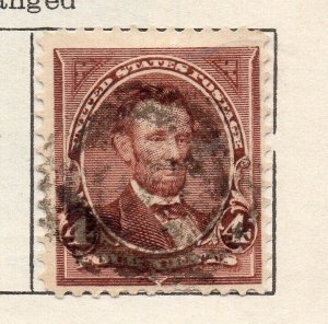 United States 1898 Early Issue Fine Used 4c. NW-257516