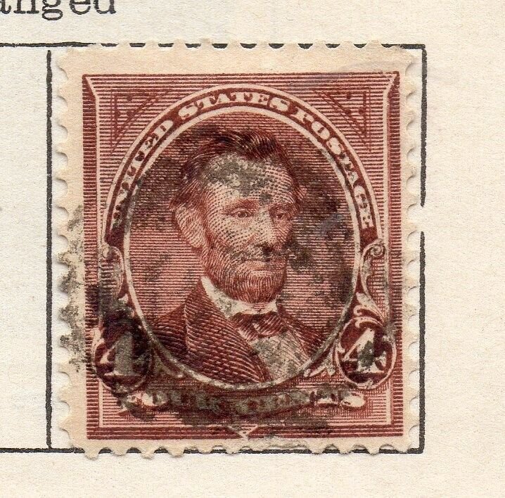 United States 1898 Early Issue Fine Used 4c. NW-257516