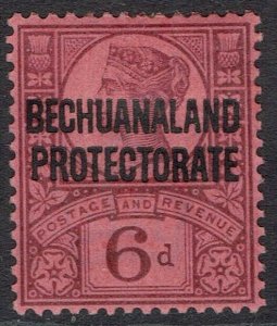 BECHUANALAND PROTECTORATE 1897 QV GB 6D