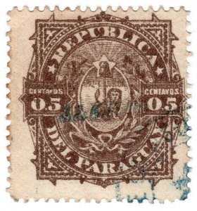 (I.B) Paraguay Revenue : Stamp Duty 5c