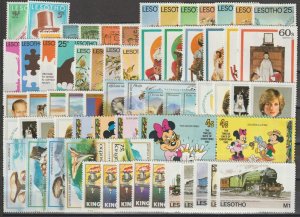 LESOTHO 1970/84 'COMMEMORATIVE SETS' MNH