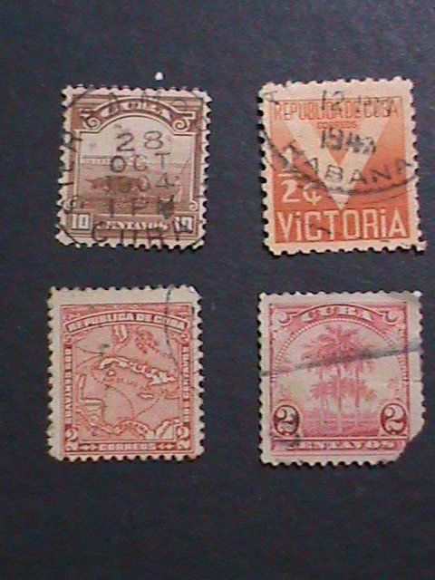 ​CUBA-1899 VERY OLD CUBA STAMPS USED- VERY FINE WE SHIP TO WORLD WIDE.