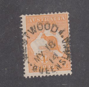 AUSTRALIA # 6 4d KANGAROO SUPERB SON QUEENSLAND CANCEL CAT VALUE $40 US