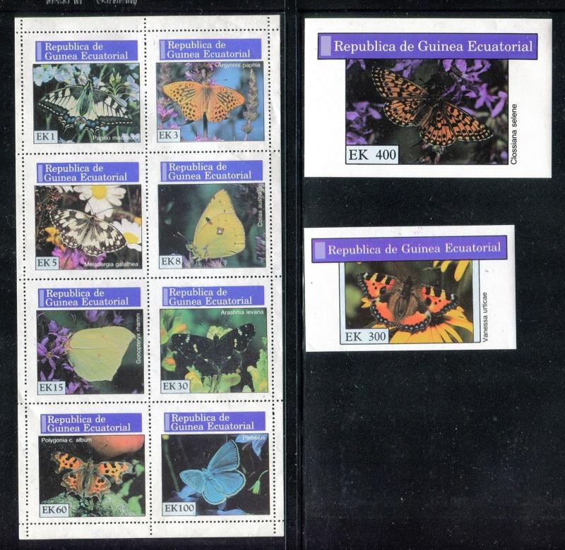 Equatorial Guinea MNH Insects Butterflies. x26071