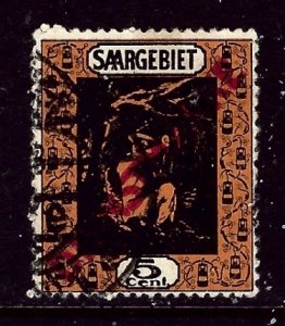 Saar 100 Used 1922 issue    (ap6321)